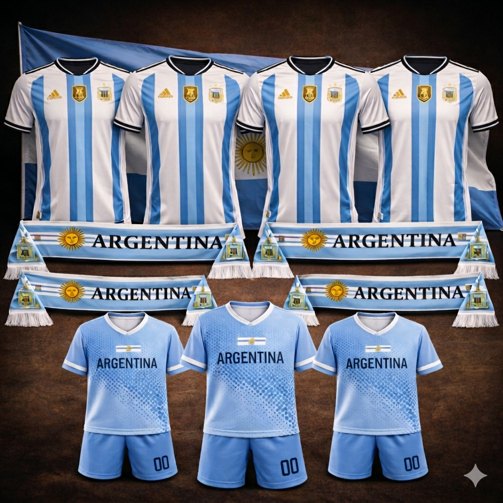 Kit União Nacional Argentina 2026 – Edição Tribo